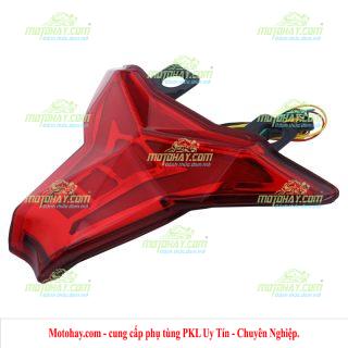 Đèn hậu tích hợp xi nhan mầu đỏ Zx4r-Zx4rr