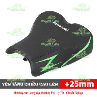 Yên trước xanh tăng chiều cao 25mm Zx4r-Zx4rr