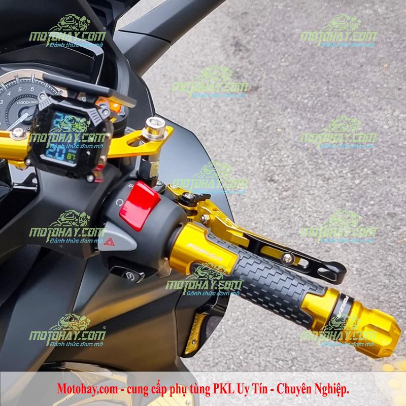 Bao tay-tay côn-tay phanh CNC Ninja500 mầu vàng