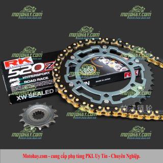 Bộ nhông sên (RK) dĩa độ Z500 Ninja500
