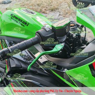 Tay phanh CNC Z500 Ninja500 xanh lá mẫu 3