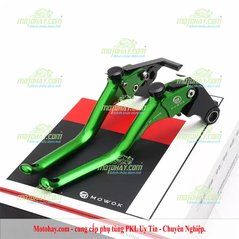 Tay phanh tay côn CNC Z500 Ninja500 xanh lá mẫu 3