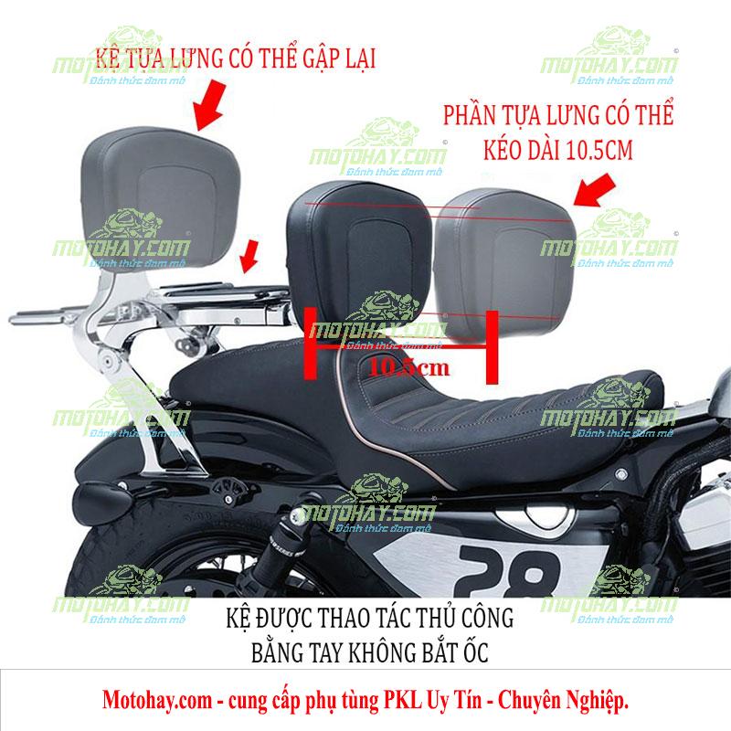 Tựa lưng gập cho Eliminator 500 loại di động