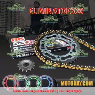 Bộ nhông sên dĩa Eliminator 500